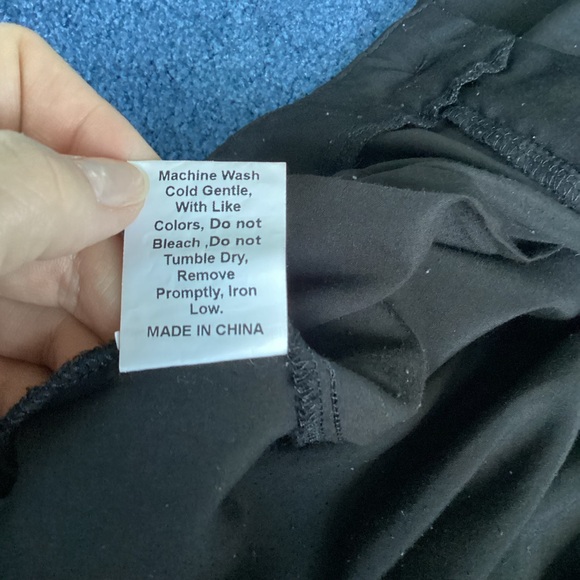 Princess Polly Black Pleated Trousers - sz 6 - Picture 6 of 8